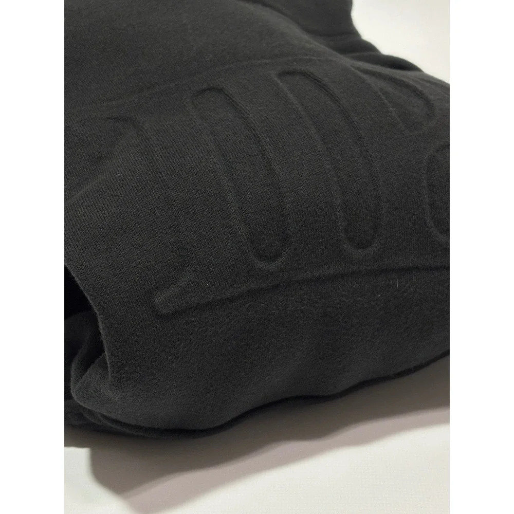 The Tortured Poets Department Taylor Swift Embossed Logo‎ Black Hoodie Youth M